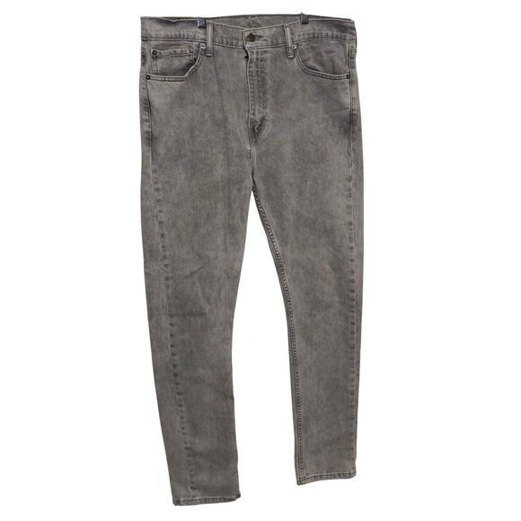 Levis 510 Skinny Fit Jeans Mens 36 X 32 Gray Stretch Denim Pants - Picture 1 of 11